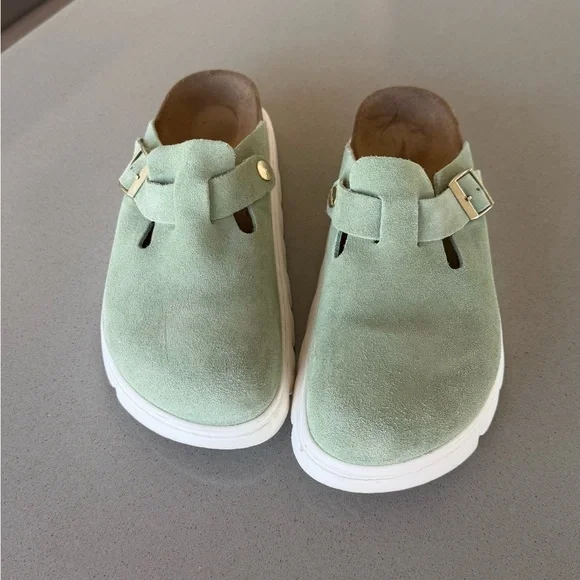 BIRKENSTOCK PAPILLIO BOSTON CHUNKY CLOG SZ 39 WORN LESS THAN 3 TIMES - Picture 2 of 12